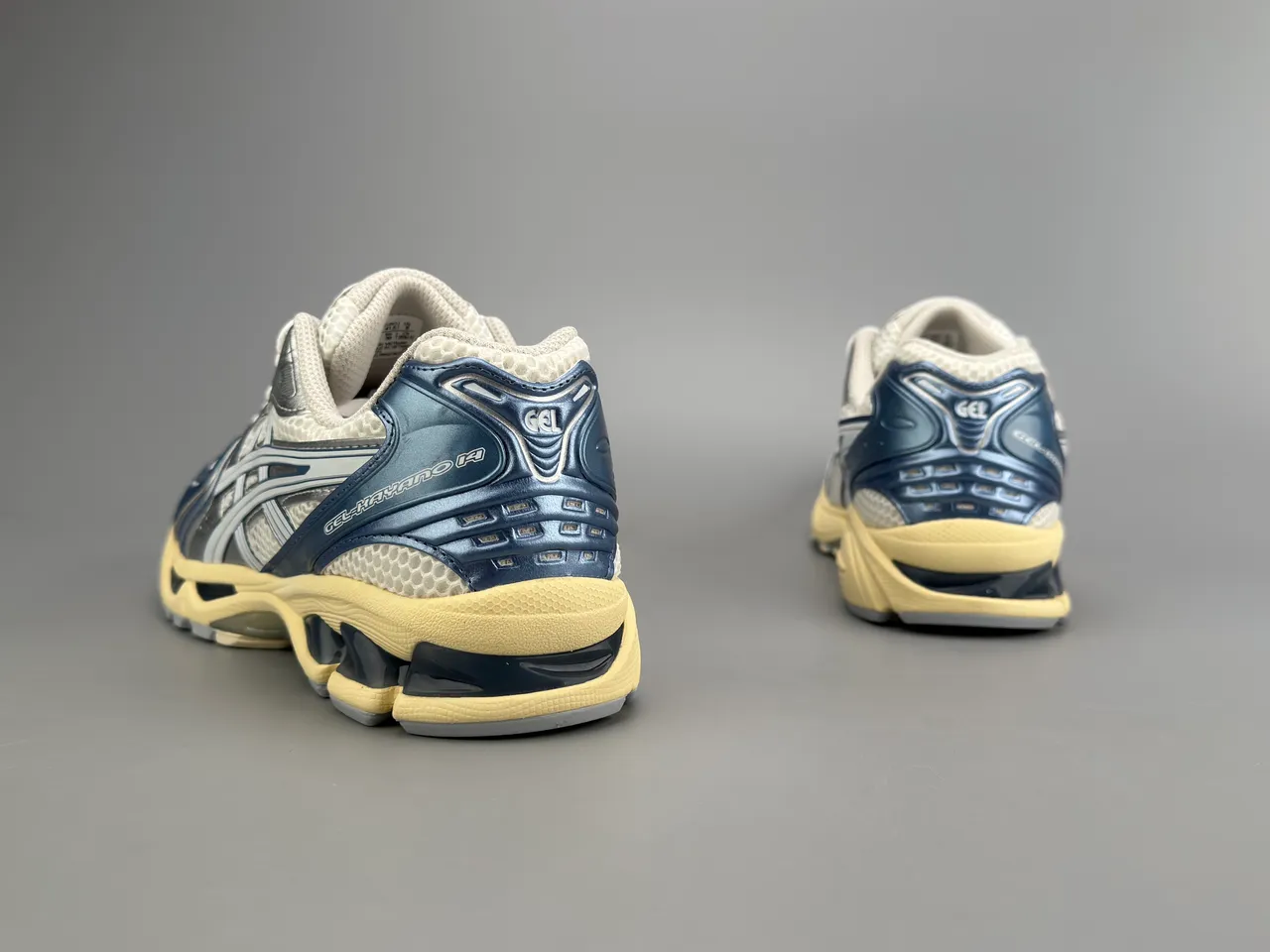 ASICS Gel-Kayano Navy and Silver Mesh chaussures de course 6