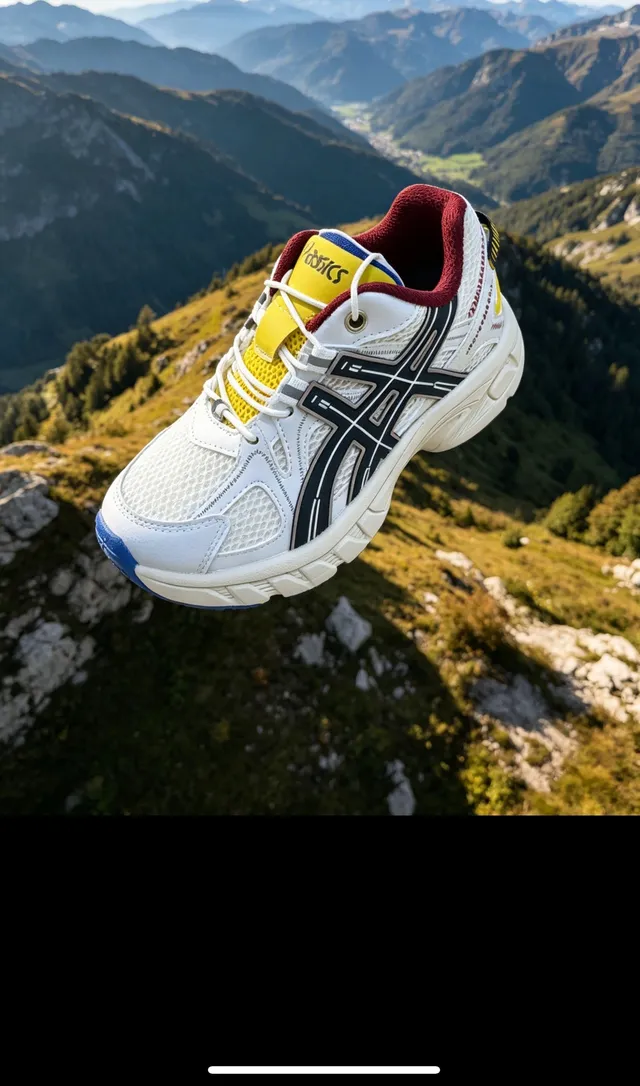 ASICS Gel-Kayano Tênis Chunky Rosa Branco Amarelo 14