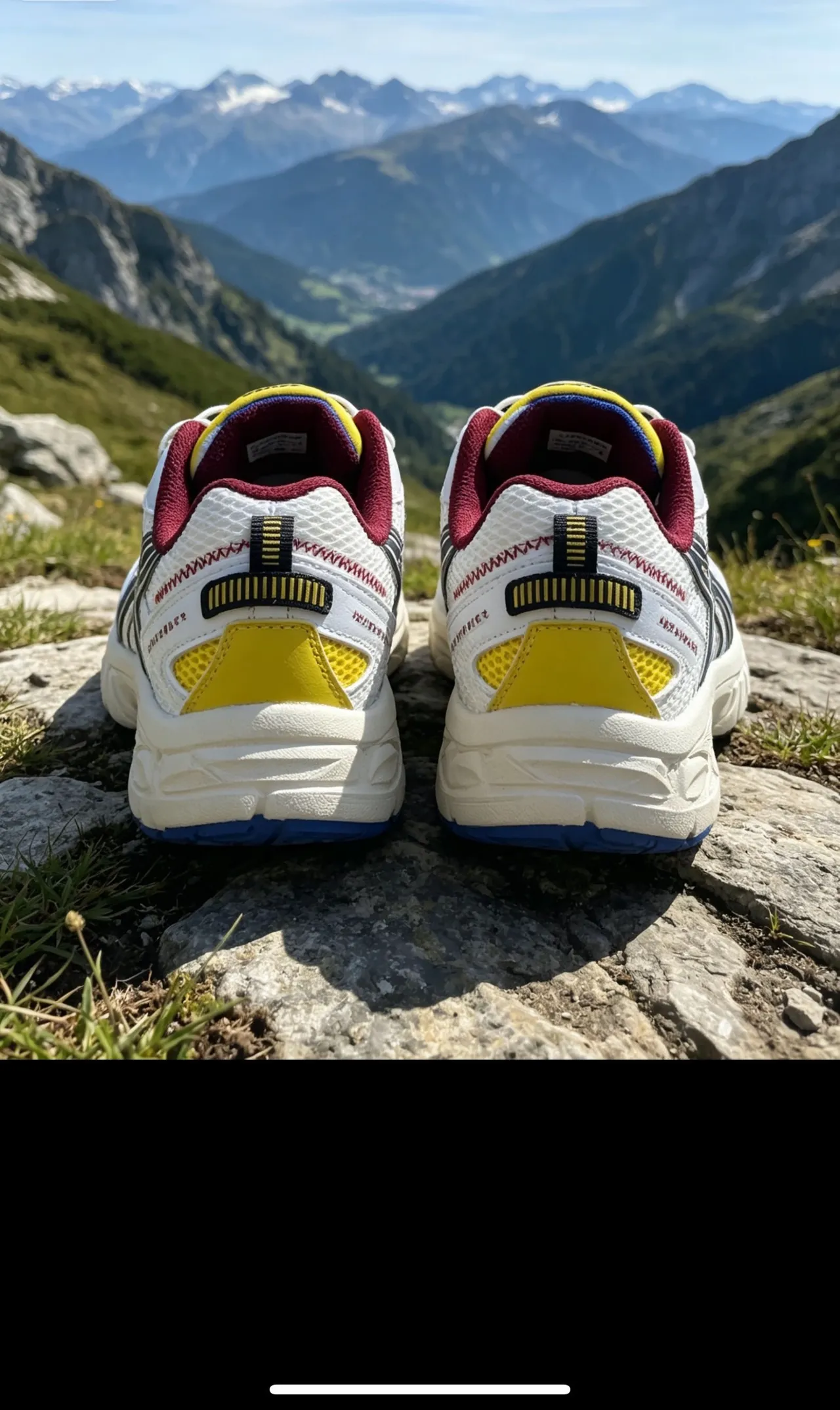 ASICS Gel-Kayano Tênis Chunky Rosa Branco Amarelo 18