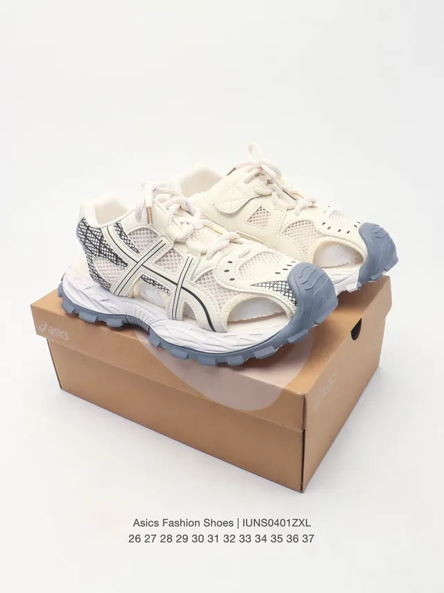 ASICS Cinza Preto Malha-e-Sintético Superior Grade Aberta Overlay Tênis Lifestyle 3