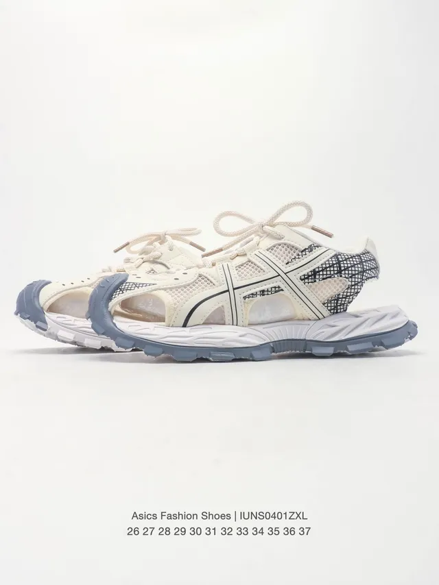 ASICS Cinza Preto Malha-e-Sintético Superior Grade Aberta Overlay Tênis Lifestyle 7