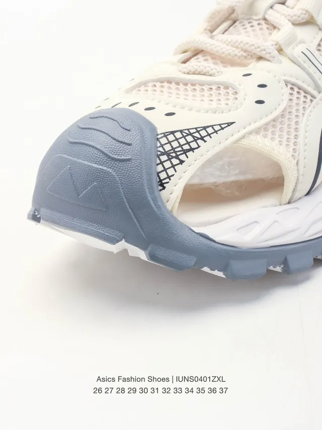 ASICS Cinza Preto Malha-e-Sintético Superior Grade Aberta Overlay Tênis Lifestyle 8