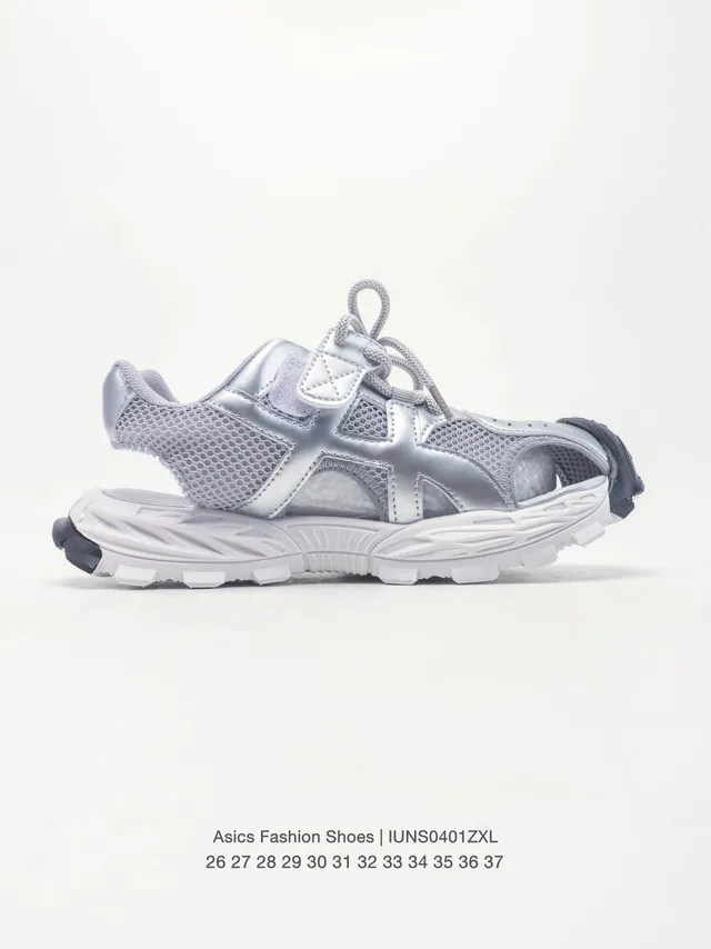ASICS Cinza Preto Malha-e-Sintético Superior Grade Aberta Overlay Tênis Lifestyle 15