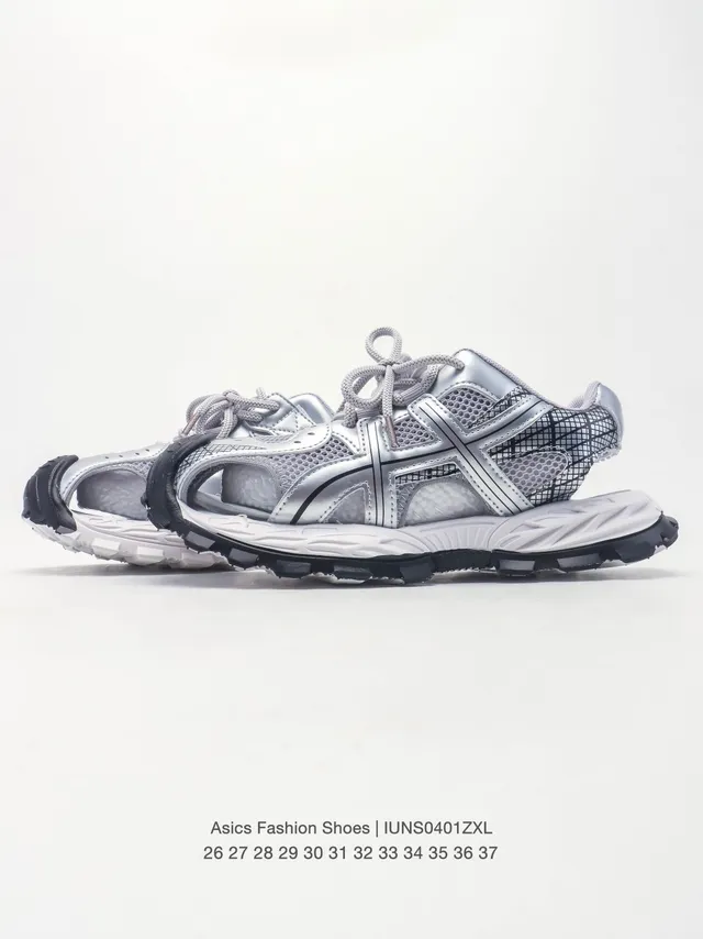 ASICS Cinza Preto Malha-e-Sintético Superior Grade Aberta Overlay Tênis Lifestyle 16