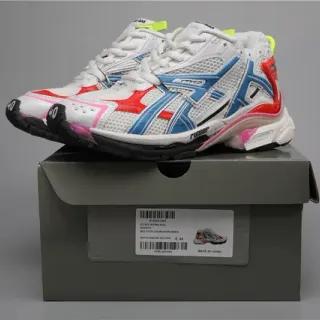 ASICS Runner White/Red/Blue/Pink Running Shoes
