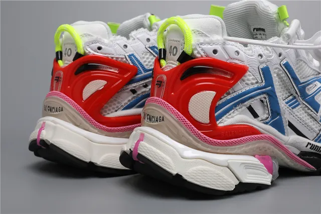 ASICS Runner White/Red/Blue/Pink Running Shoes 2
