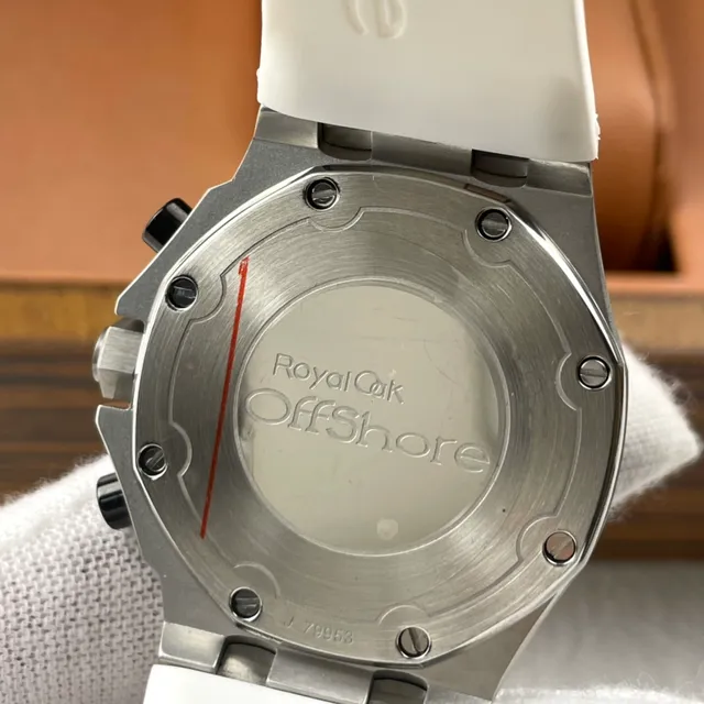 Audemars Piguet Royal Oak Offshore Chronograph White Dial Diamond Bezel Mechanical Watch 3