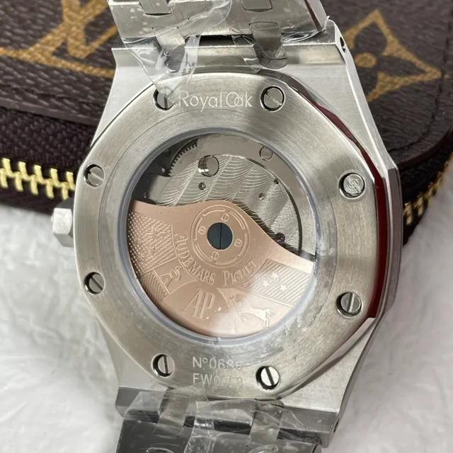 Audemars Piguet Royal Oak Open-Worked Black Dial Tourbillon Mechanical Watch 3