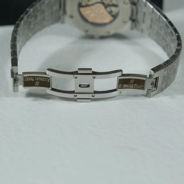 Audemars Piguet Royal Oak Silver Tapisserie Dial Mechanical Watch 4