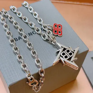 Balenciaga BB Star Colgante Cadena de Plata