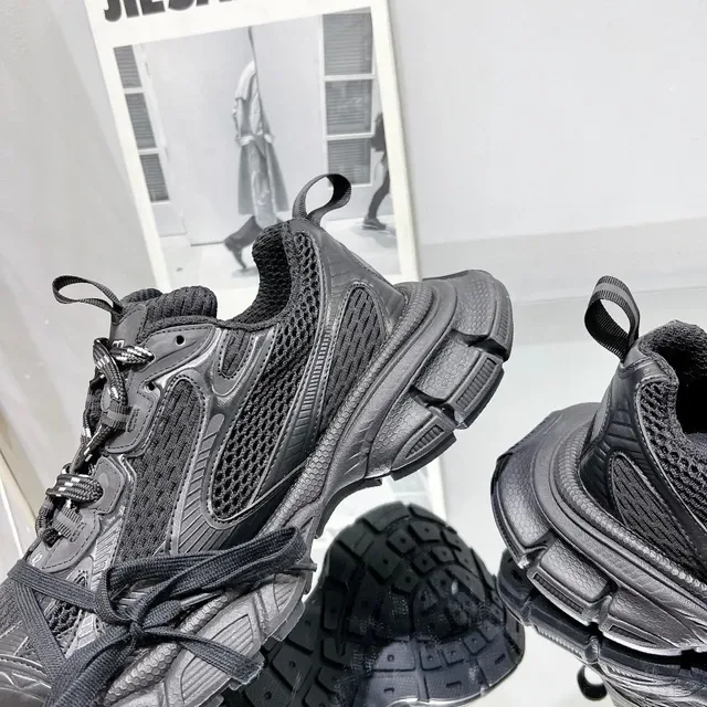 Balenciaga Black Oversized Silhouette Multi-Layered Sole Chunky Sneakers 4