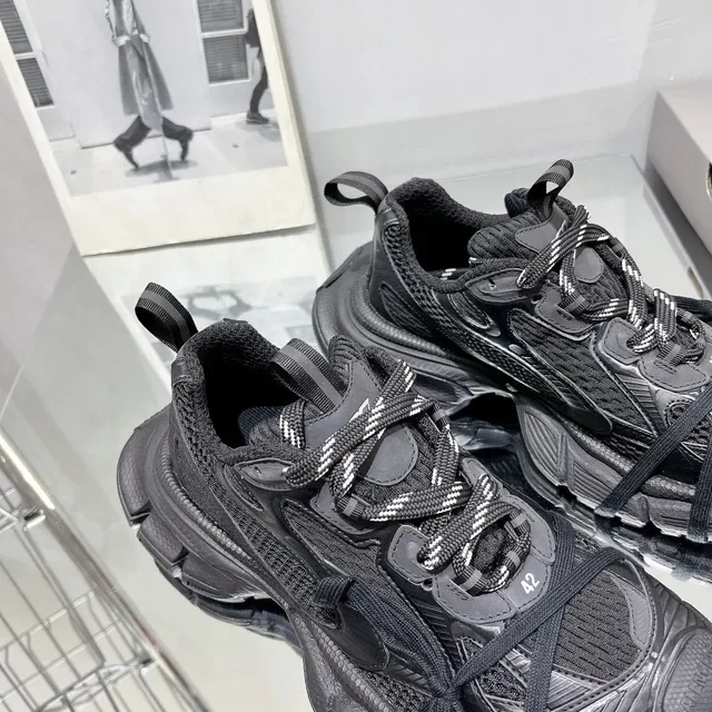 Balenciaga Black Oversized Silhouette Multi-Layered Sole Chunky Sneakers 5