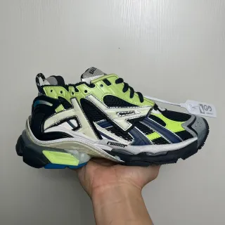 Balenciaga Runner Verde Lima Negro Blanco Azul Marino Zapatillas Chunky