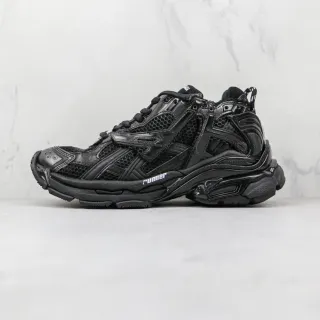 Balenciaga Runner Zapatillas Monocromo Negro Chunky