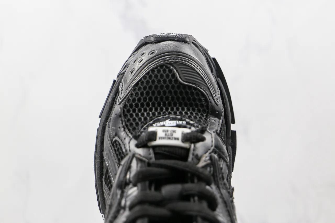 Balenciaga Runner Monochrome Black Chunky Sneakers 5