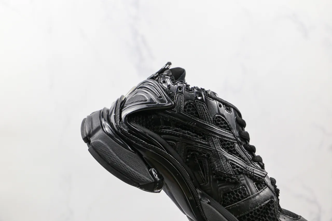 Balenciaga Runner Monochrome Black Chunky Sneakers 6