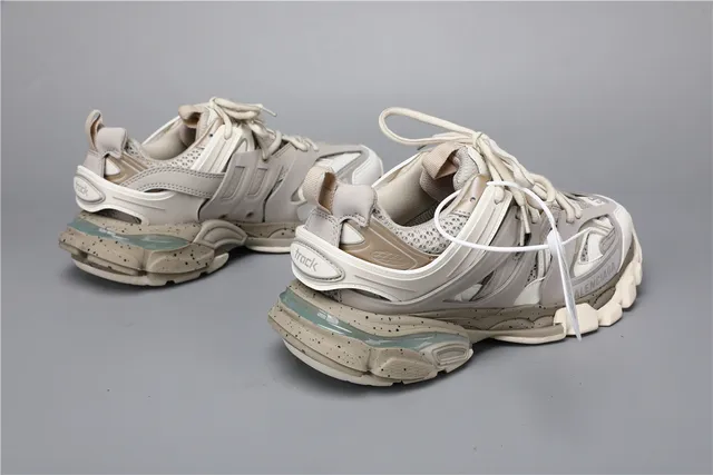 Balenciaga Track Sneaker Sneakers Chunky Blanc Lait Macaroon 3