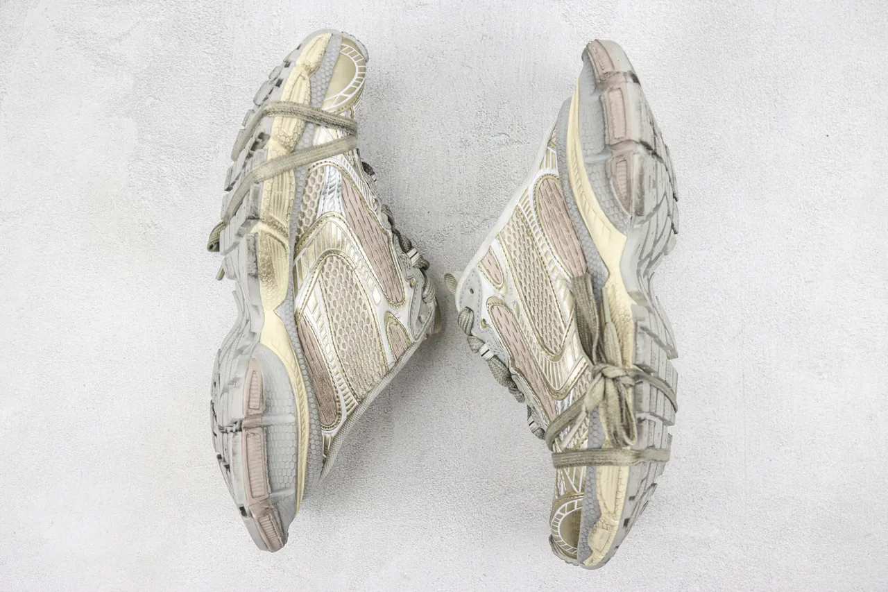 Balenciaga Track Trainer tênis chunky bege cinza 2