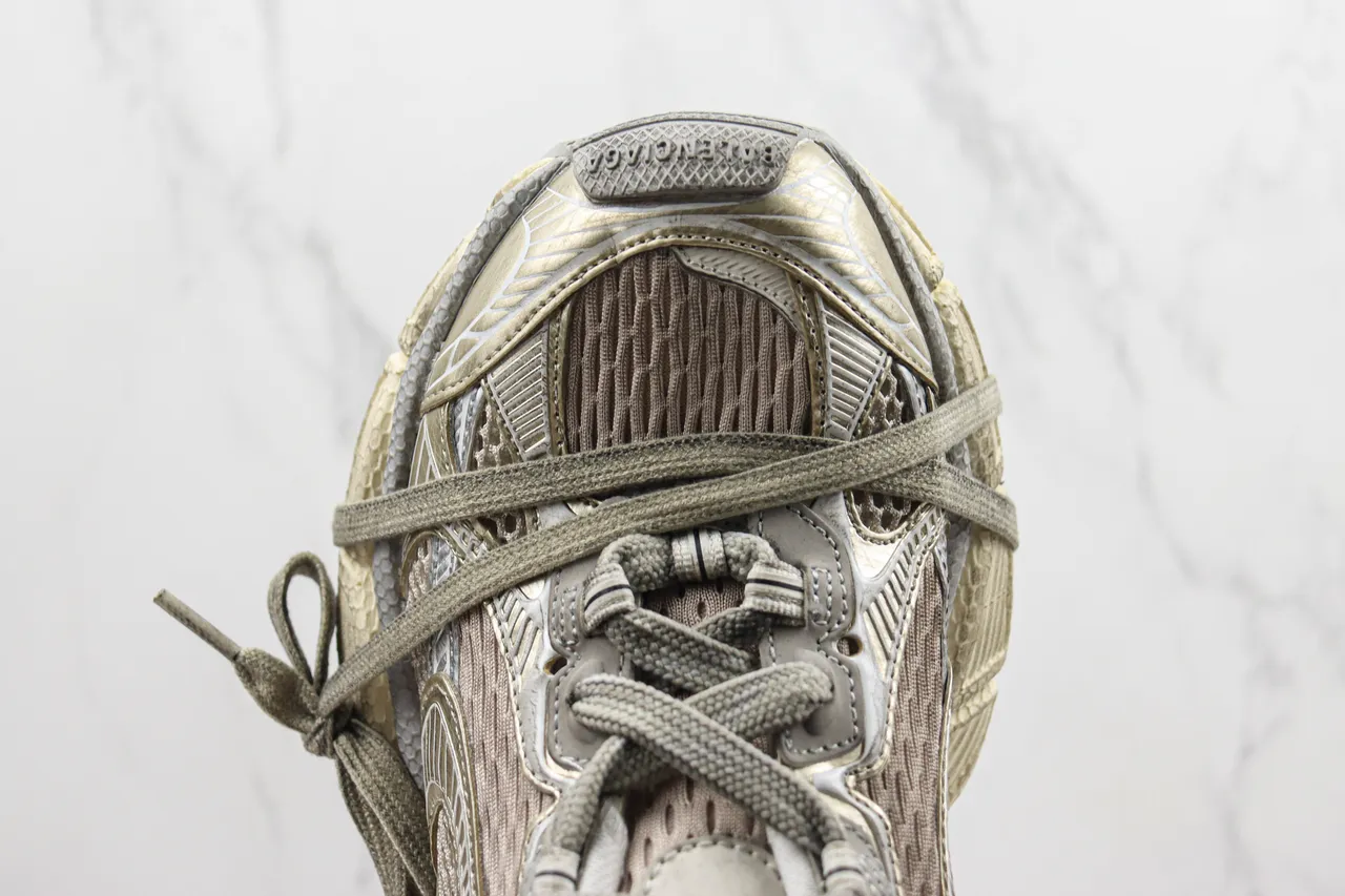 Balenciaga Track Trainer tênis chunky bege cinza 6