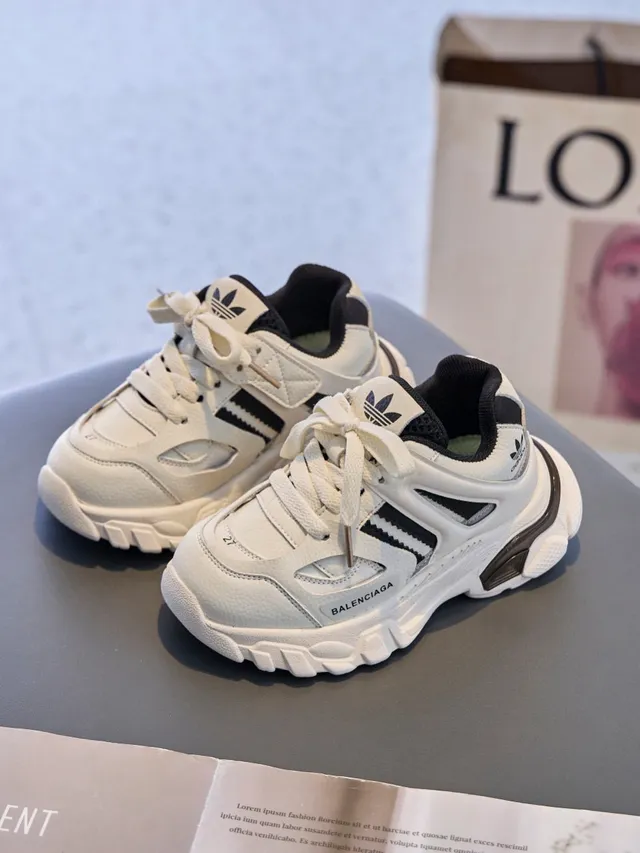 Balenciaga Track Trainer White Black Chunky Sneakers 5