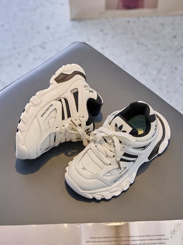 Balenciaga Track Trainer White Black Chunky Sneakers 6