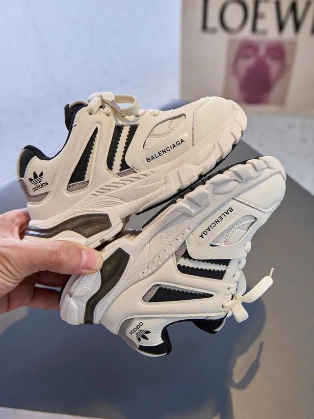 Balenciaga Track Trainer White Black Chunky Sneakers 7