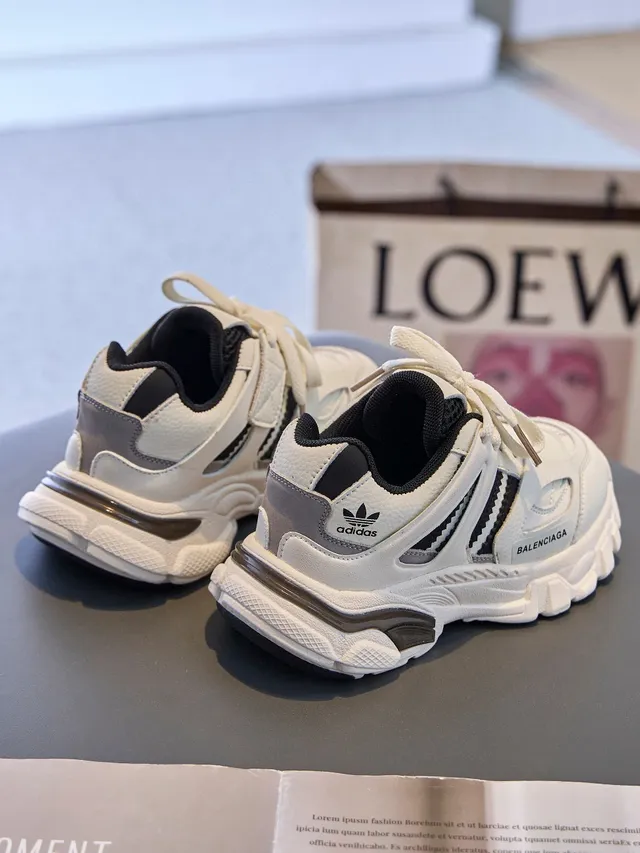 Balenciaga Track Trainer White Black Chunky Sneakers 8