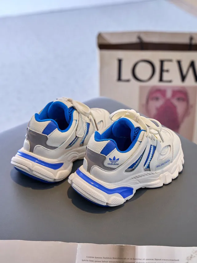 Balenciaga Track Trainer White Black Chunky Sneakers 14