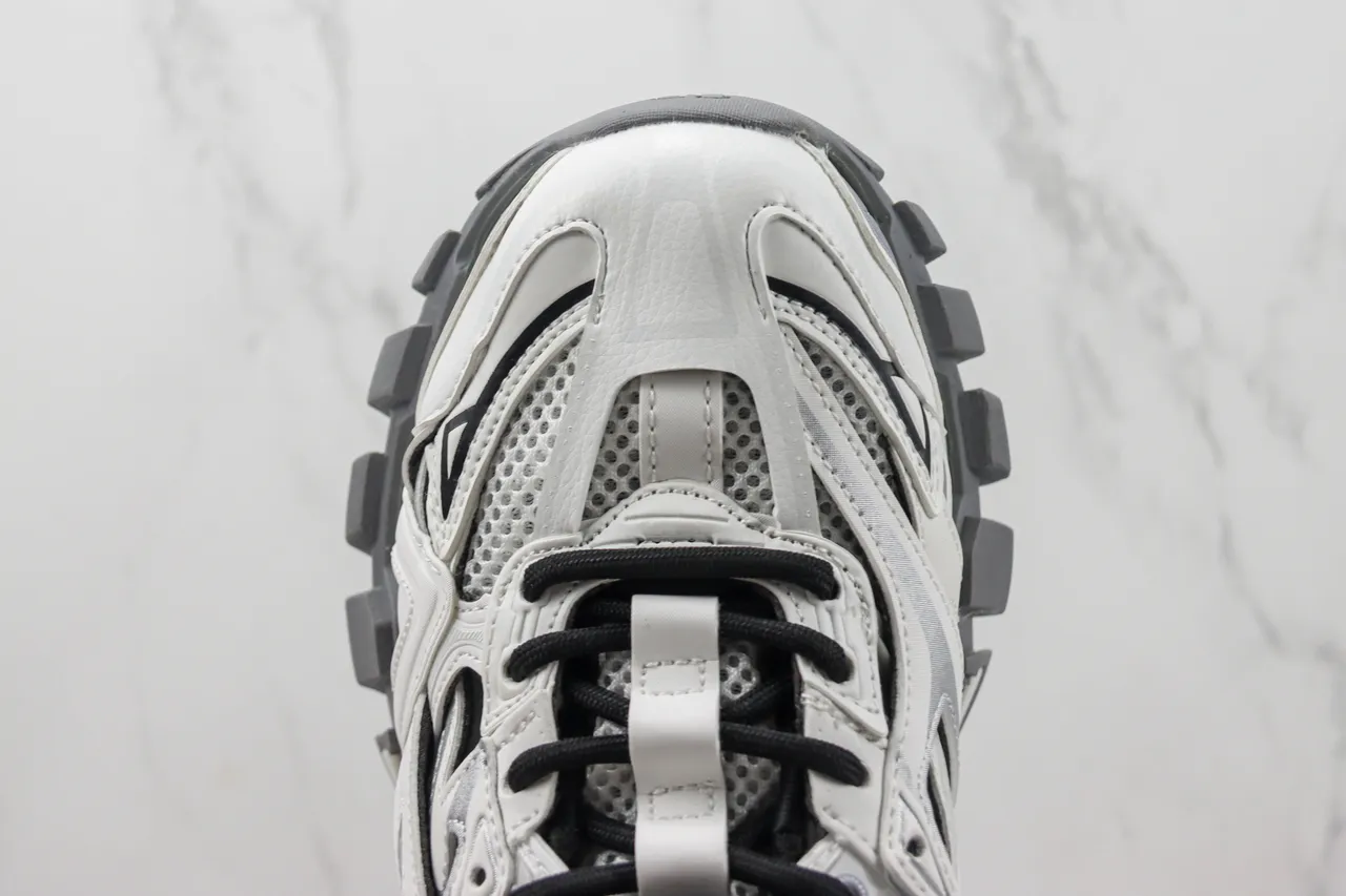 Balenciaga Track Trainer White Black Gray Chunky Sneakers 6