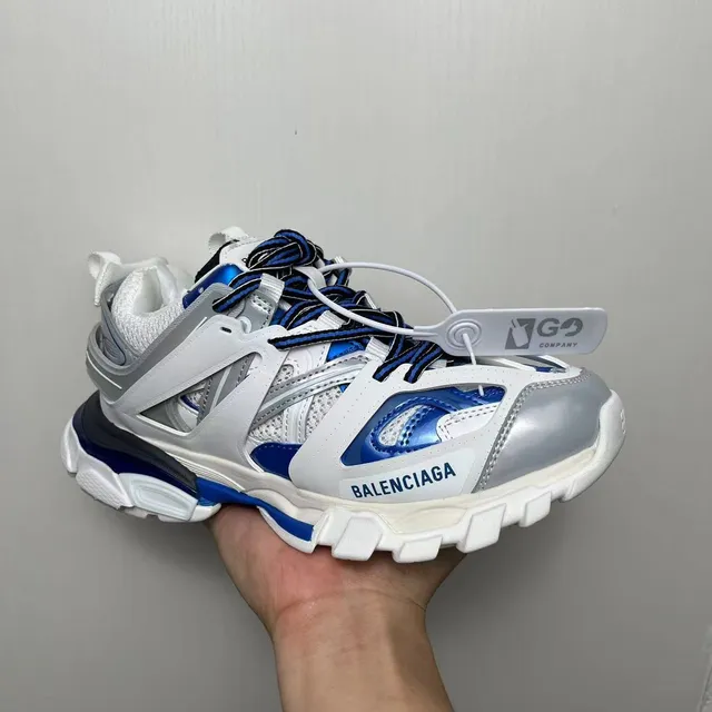 Balenciaga Track Trainer blancas azules grises zapatillas chunky 2