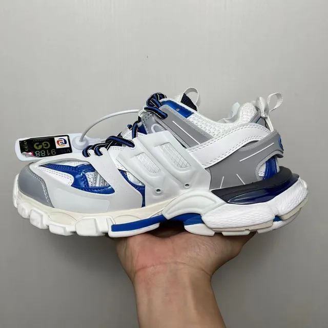 Balenciaga Track Trainer blancas azules grises zapatillas chunky 3