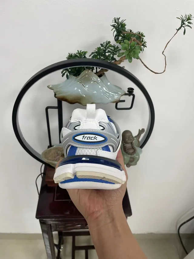 Balenciaga Track Trainer blancas azules grises zapatillas chunky 4