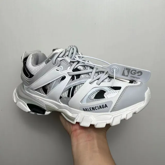 Balenciaga Track Trainer Sneakers Chunky Branco Cinza Preto 3