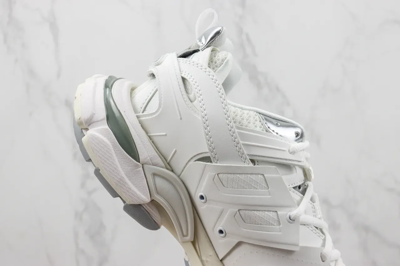 Balenciaga Track Trainer sneakers chunky blanc gris argent 5