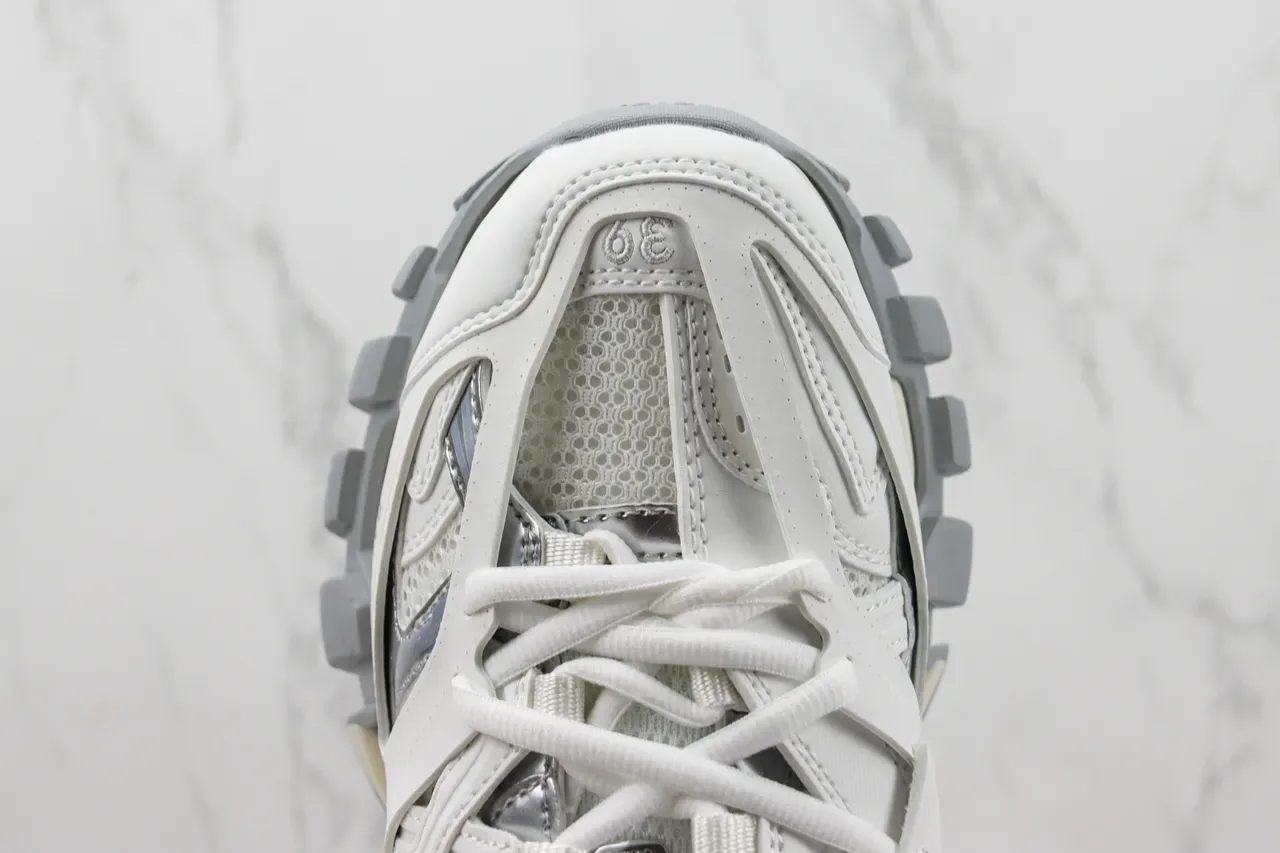 Balenciaga Track Trainer sneakers chunky blanc gris argent 6
