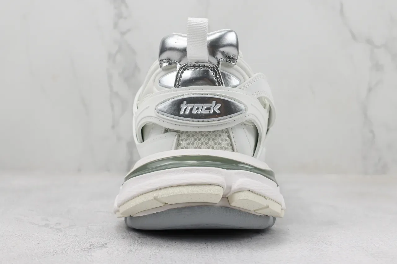Balenciaga Track Trainer sneakers chunky blanc gris argent 9