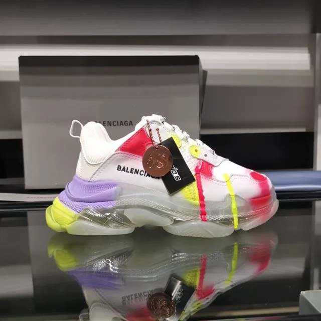 Balenciaga Triple S Multicolor Chunky Sneakers 1