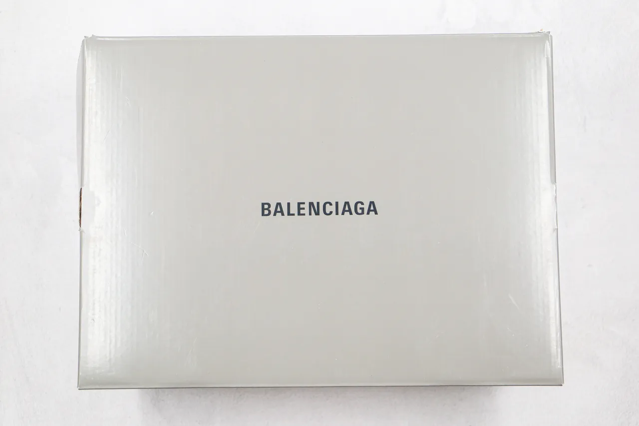Balenciaga Triple S chaussures chunky blanches et bleues 10
