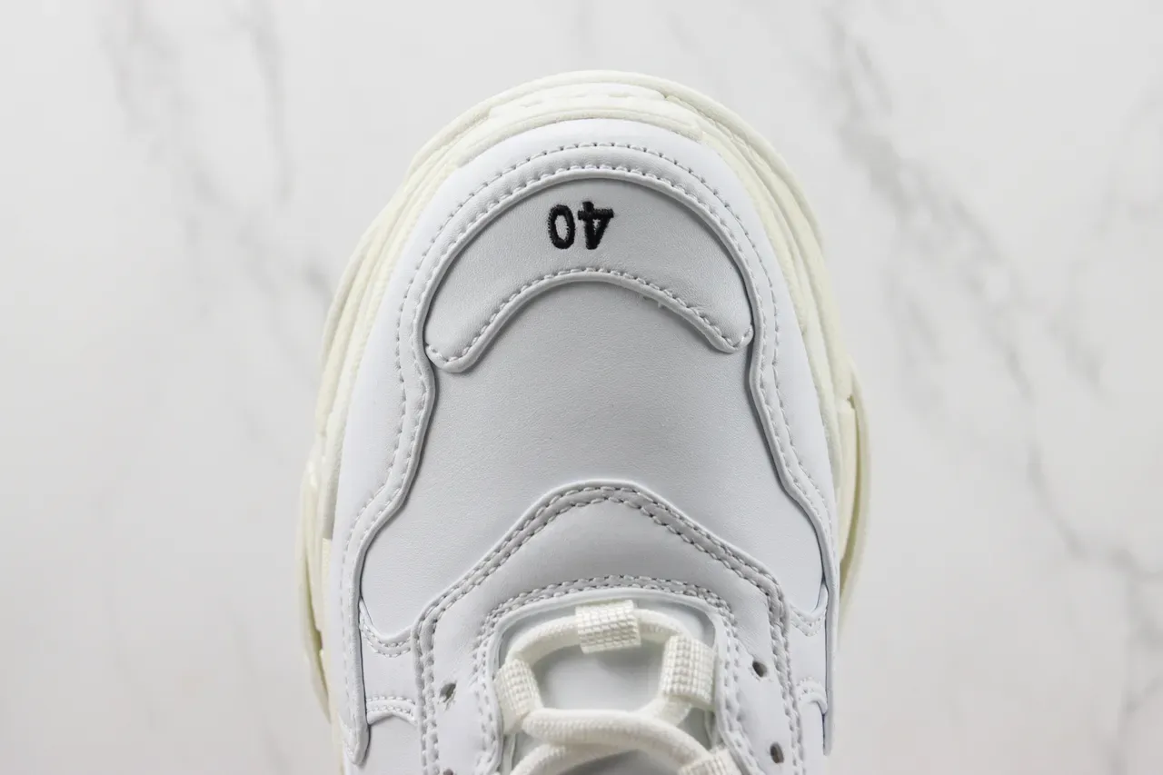 Balenciaga Triple S Sneakers Chunky Blanches 6