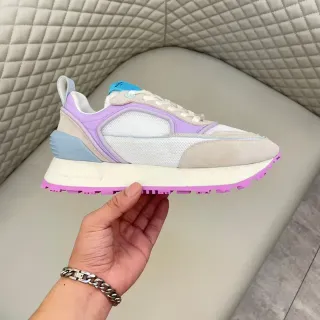 Balmain B-Court Lavender Beige Blue Pink Lifestyle Sneakers