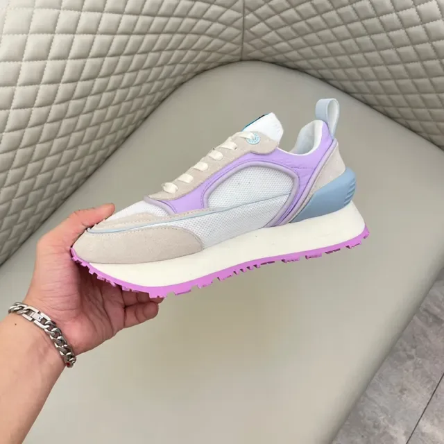 Balmain B-Court Lavande Beige Bleu Rose Sneakers Lifestyle 4