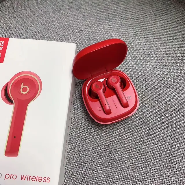 Beats beatsstudio pro wireless Red Gold Stem-Style Over-Ear Hook TWS Earbuds 3