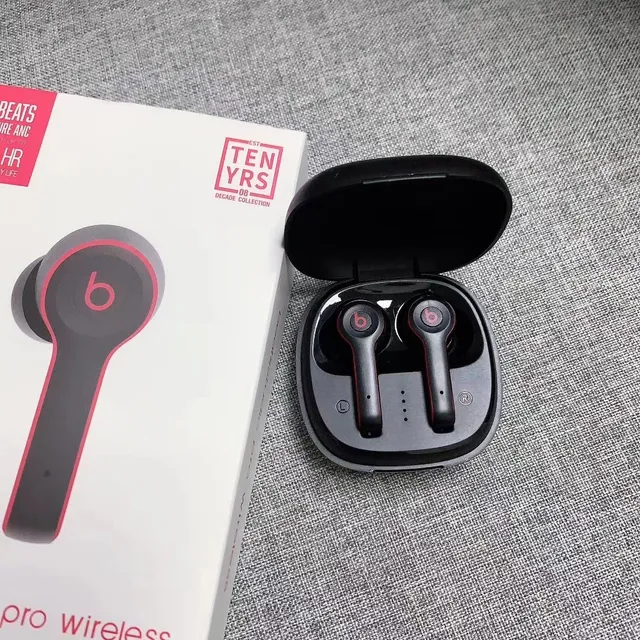 Beats beatsstudio pro wireless Red Gold Stem-Style Over-Ear Hook TWS Earbuds 4