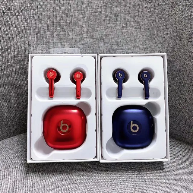 Beats beatsstudio pro wireless Red Gold Stem-Style Over-Ear Hook TWS Earbuds 6