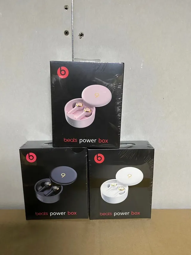 Beats Black Pink Estuche de Carga Cilíndrico Acabamento Matte TWS Fones de Ouvido 13