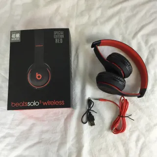 Beats Solo³ Wireless Special Edition Red Over-Ear Headphones