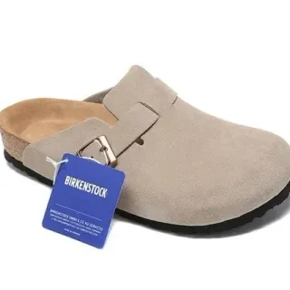 Birkenstock Arizona Beige Suede Clog