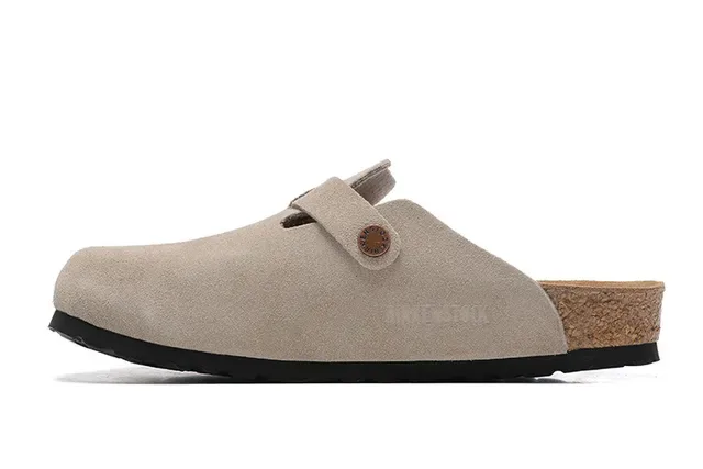 Birkenstock Arizona Beige Suede Clog 5