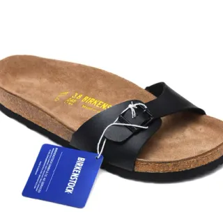 Birkenstock Arizona Black Leather Casual Sandals