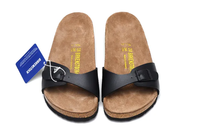Birkenstock Arizona Sandálias Casual de Couro Preto 3